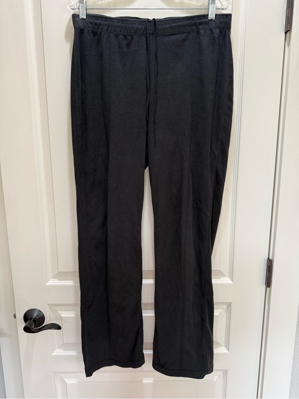 Columbia Black Soft Fleece Women's Pull-On Pants Size Large Great Used Condition